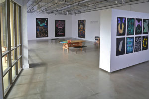 Wide view of the exhibit.