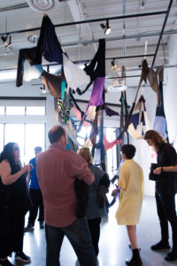 People looking at the exhibit.