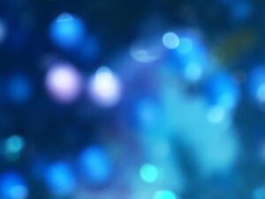 abstract blue image with blurry round shapes